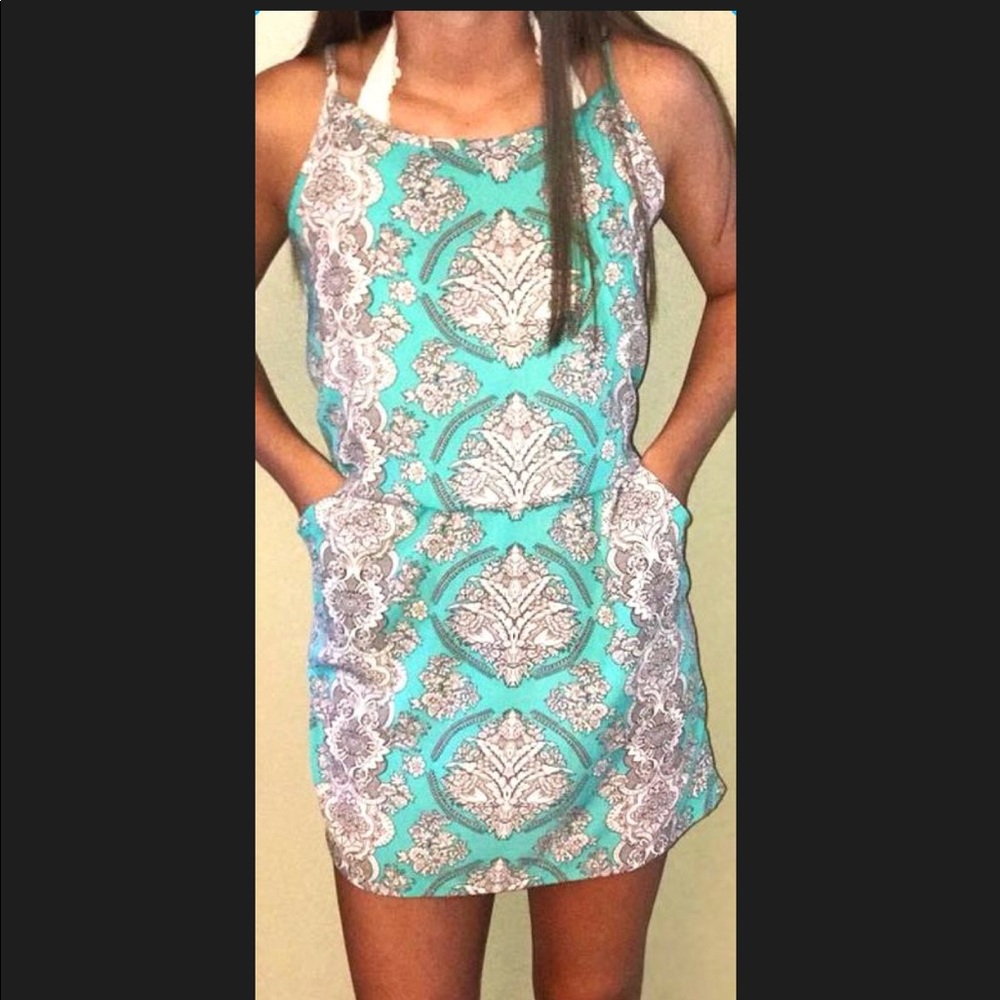 Turquoise Dress